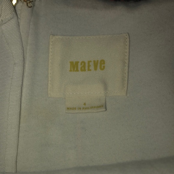 Maeve Anthropologie Womens Zip Back Pleated Mini Skirt Multicolor size 4 - Picture 3 of 4